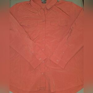 Eddie Bauer Classic Fit Red Shirt (4c13)